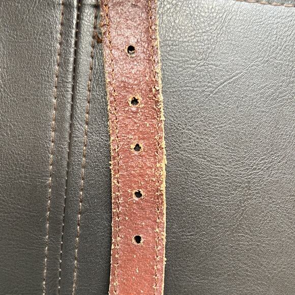 Fossil | Casual Brown Boho Woven Leather Boho Belt Size Medium - Picture 4 of 6